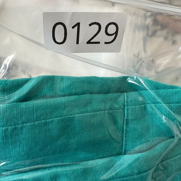 j jill love linen teal sleeveless shift dress womens small pockets coastal gran - Picture 6 of 6